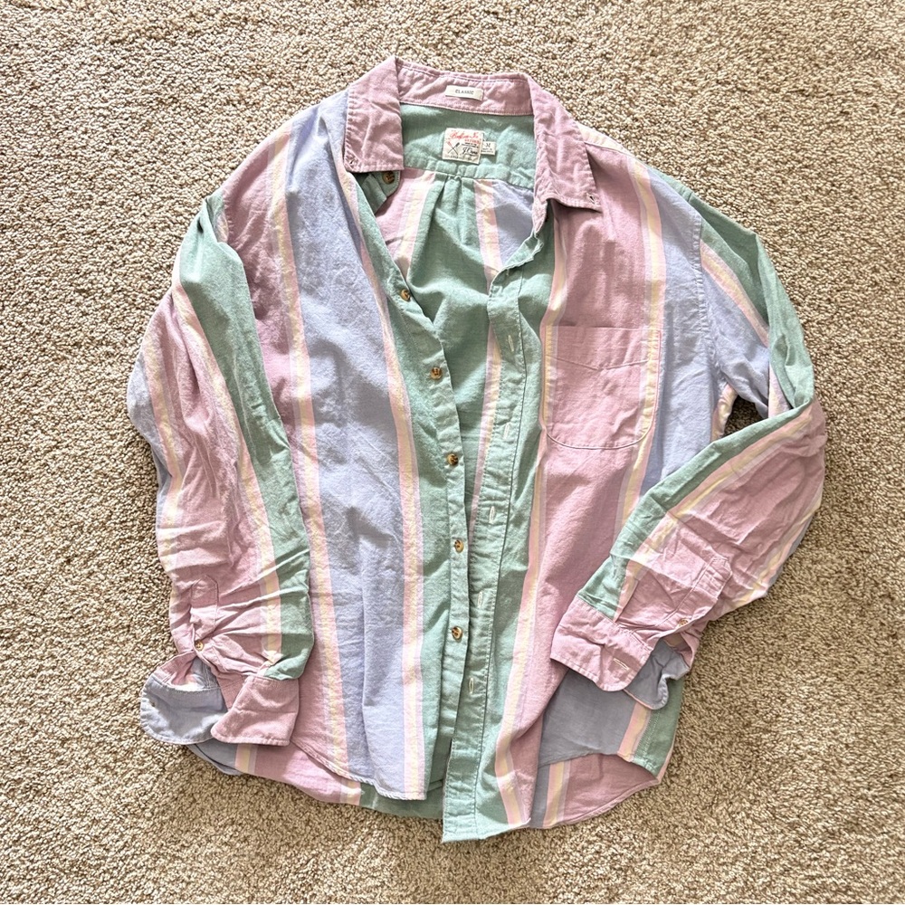 J. Crew Pastel Men's Oxford Shirt